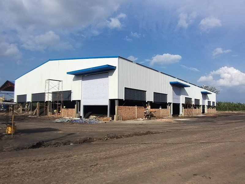 Prefabricated Metal Frame Warehouse Metal Warehouse For Sale